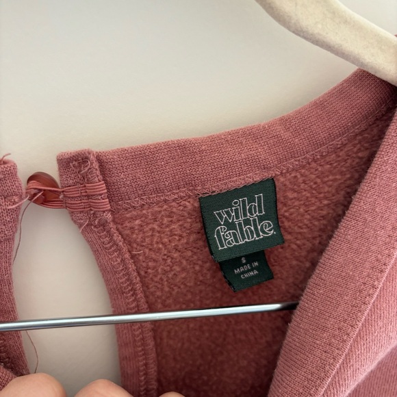 Wild fable Round Neck Fleece Jumpsuit - Picture 3 of 7